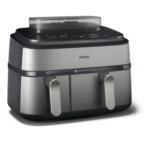 Airfryer Serie 5000 Friggitrice ad aria con doppio cestello 9.0L e cottura a vapore Airfryer Serie 5000 Friggitrice ad aria con doppio cestello 9.0L e cottura a vapore