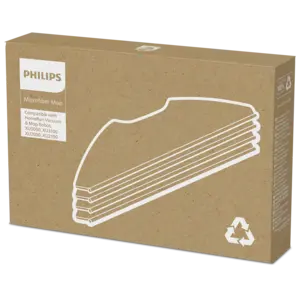 Panni Lavaggio Philips Per Robot HomeRun Serie 3000 - 4 Pezzi In Microfibra Lavabile - Foto 4