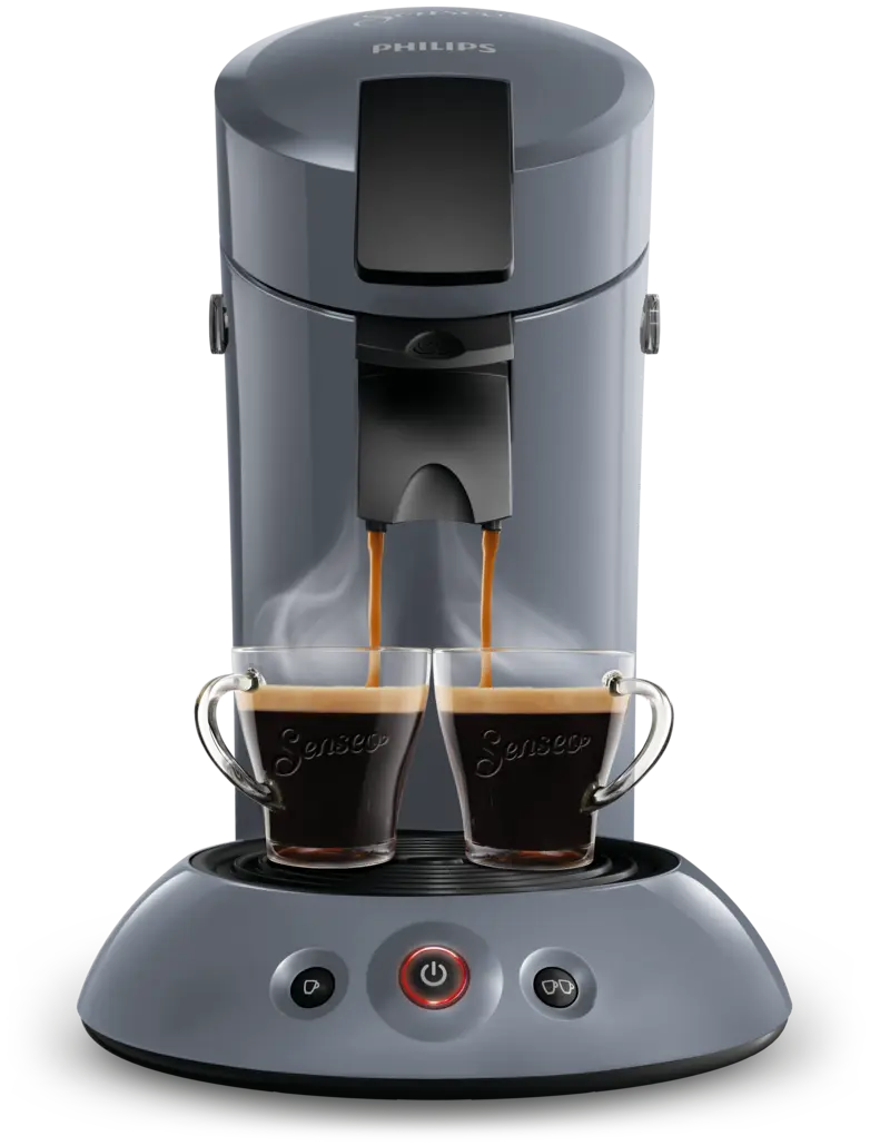Philips Senseo HD7806/50 Machine à Café à Dosettes – Bleu Clair, Crema Plus, 1 Ou 2 Tasses