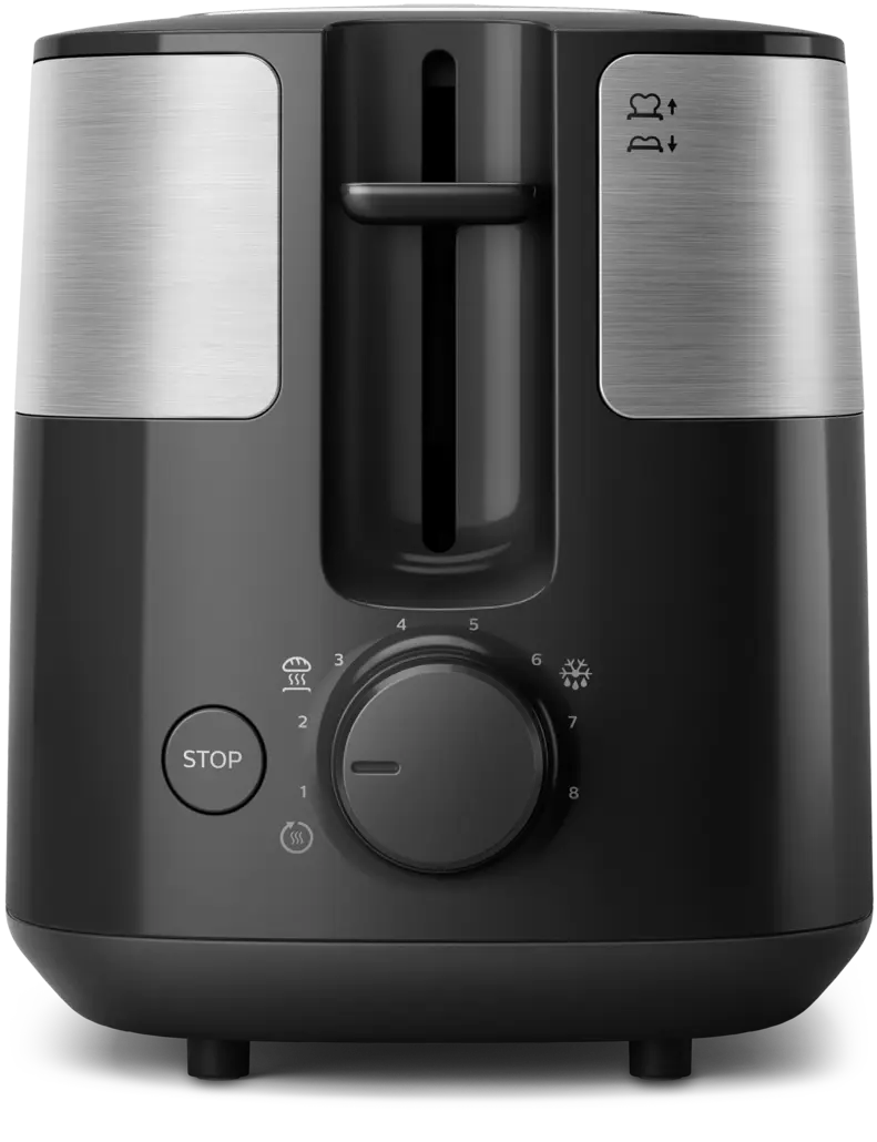 Daily-collectie Broodrooster - 2 sneetjes, brede opening, metaal