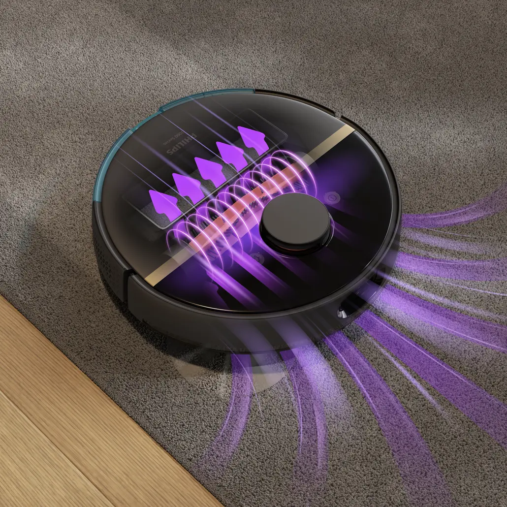 HomeRun 7000 Series Aqua Robotporszívó felmosó funkcióval