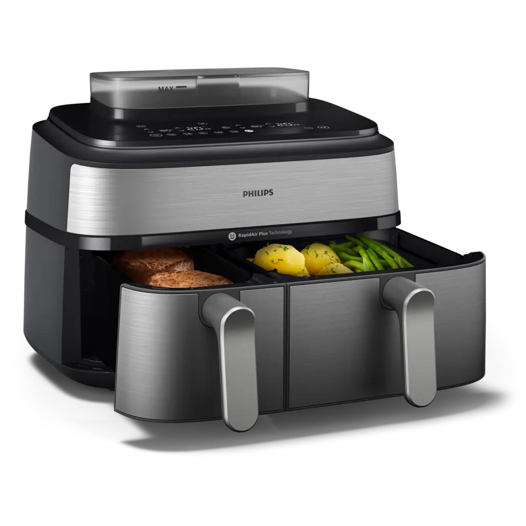 Frytkownica beztłuszczowa (air fryer) - jak wybrać? 6 Seria 5000 Frytownica na gorące powietrze Dual Basket Airfryer