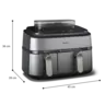 5000-serie Airfryer met twee manden 5000-serie Airfryer met twee manden