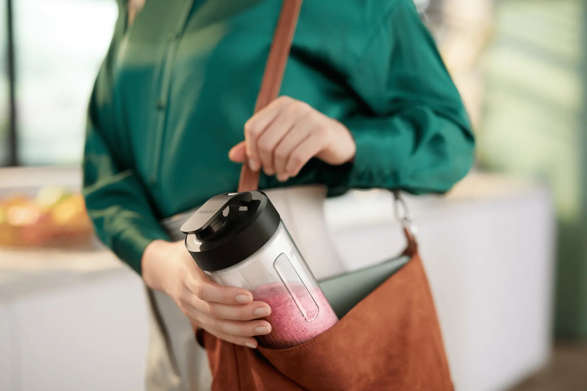 En déplacement avec le blender Blend & Go 3000 Series En déplacement avec le blender Blend & Go 3000 Series