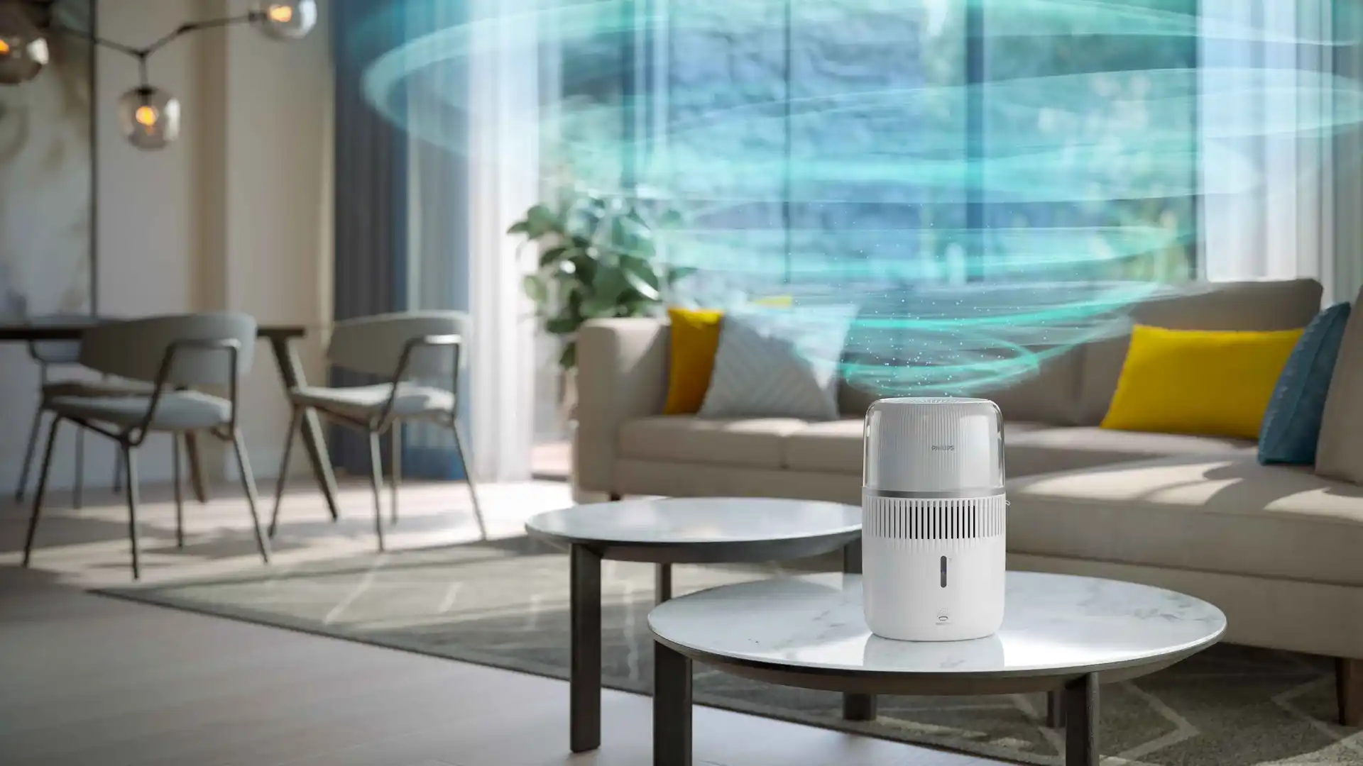 Snabb och kraftfull befuktning med Philips luftfuktare Snabb och kraftfull befuktning med Philips luftfuktare