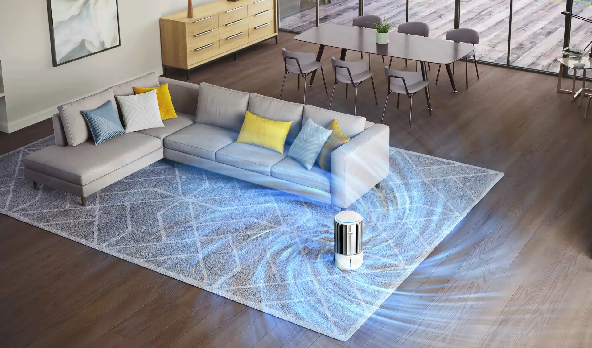 Tiszta levegő és ideális páratartalom percek alatt a Philips 2 az 1-ben légtisztító és párásító készülékkel Tiszta levegő és ideális páratartalom percek alatt a Philips 2 az 1-ben légtisztító és párásító készülékkel