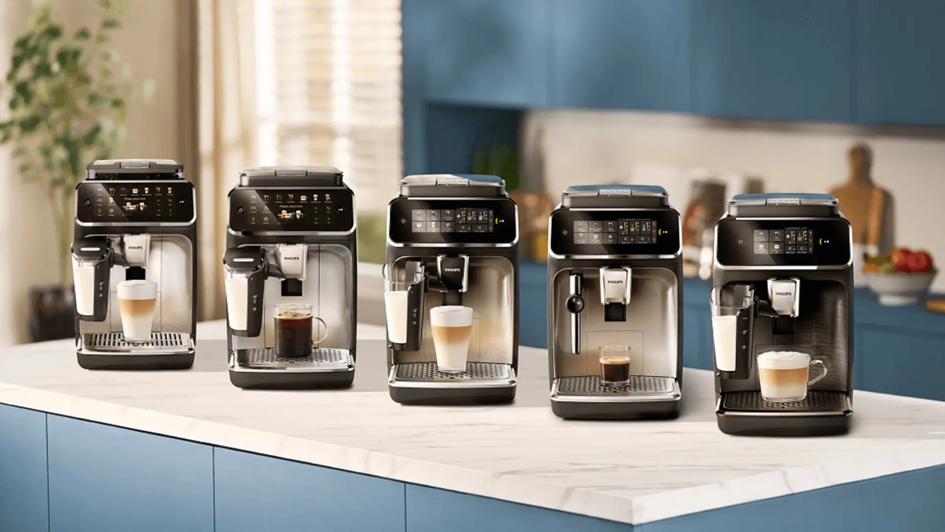 Kaffe med ett trykk med Philips helautomatiske kaffemaskiner Kaffe med ett trykk med Philips helautomatiske kaffemaskiner