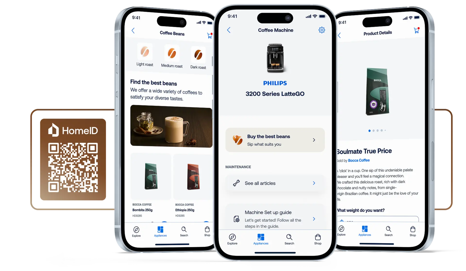 Ontgrendel de wereld van Koffie en Koffiebonen in onze HomeID App Ontgrendel de wereld van Koffie en Koffiebonen in onze HomeID App