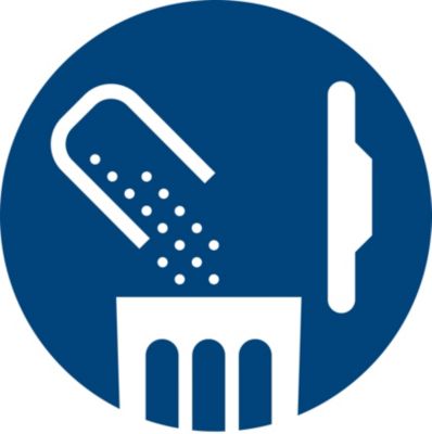 Easy to empty dust bucket