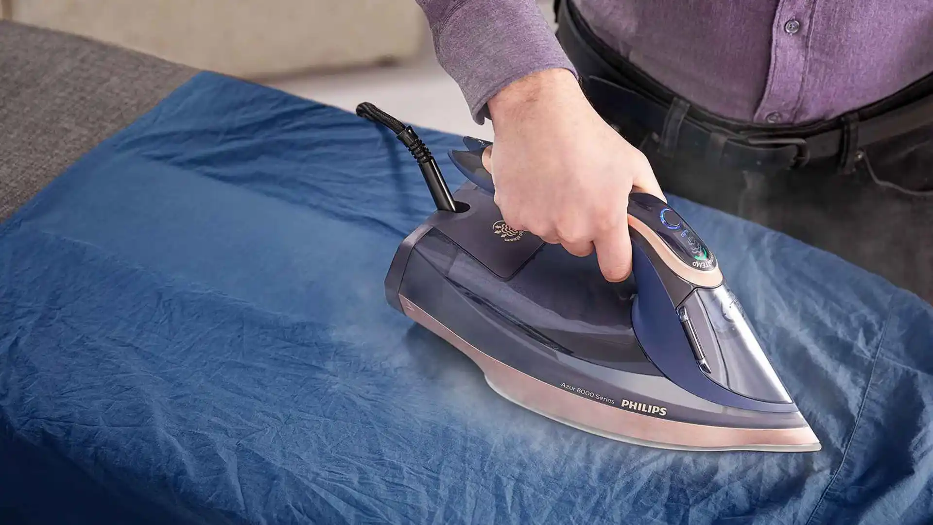 Geen kreukels meer met Philips Stoomstrijkijzers Geen kreukels meer met Philips Stoomstrijkijzers