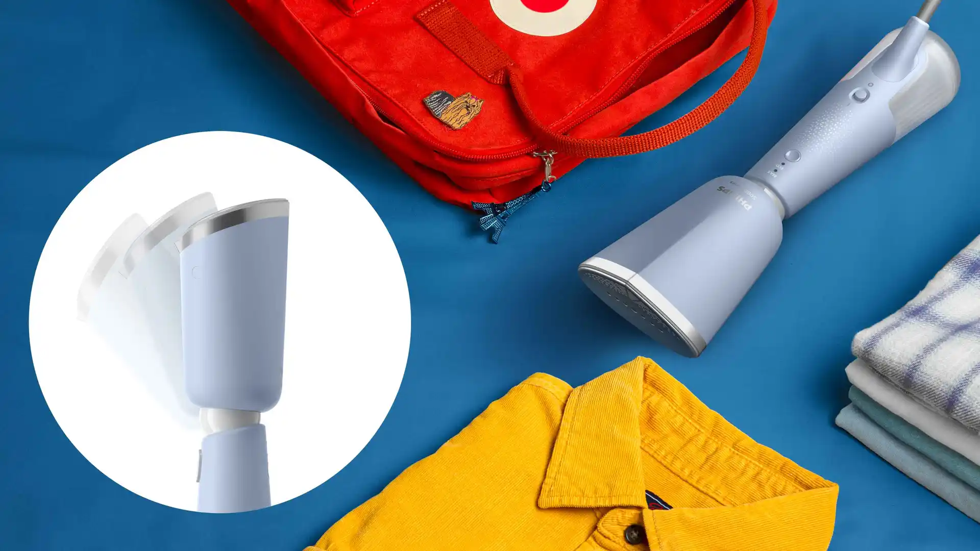 Sleek design with adjustable head: Easy to use and store Sleek design with adjustable head: Easy to use and store