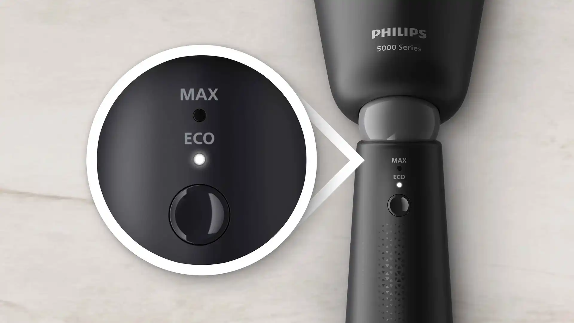 Eco och Max-lägen för att ta bort både svåra och enkla veck Eco och Max-lägen för att ta bort både svåra och enkla veck
