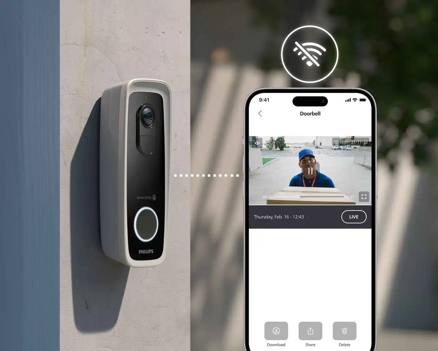 Sichere dein Zuhause mit der Philips HomeSafety app Sichere dein Zuhause mit der Philips HomeSafety app