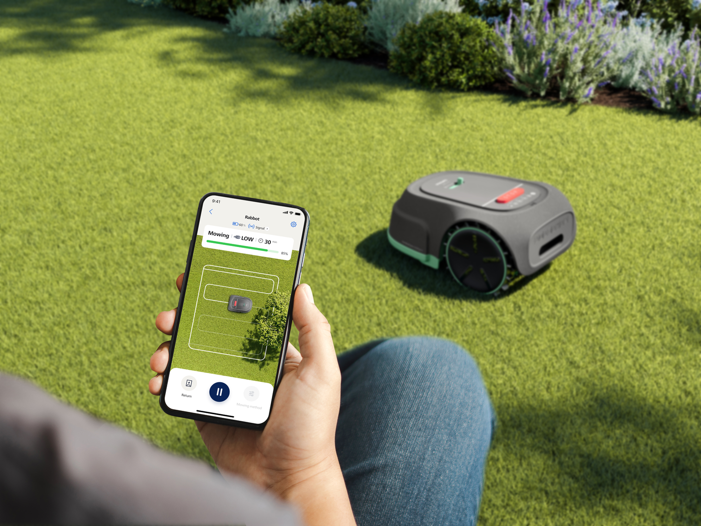 Un jardin parfait, piloté par notre application HomeRun Un jardin parfait, piloté par notre application HomeRun