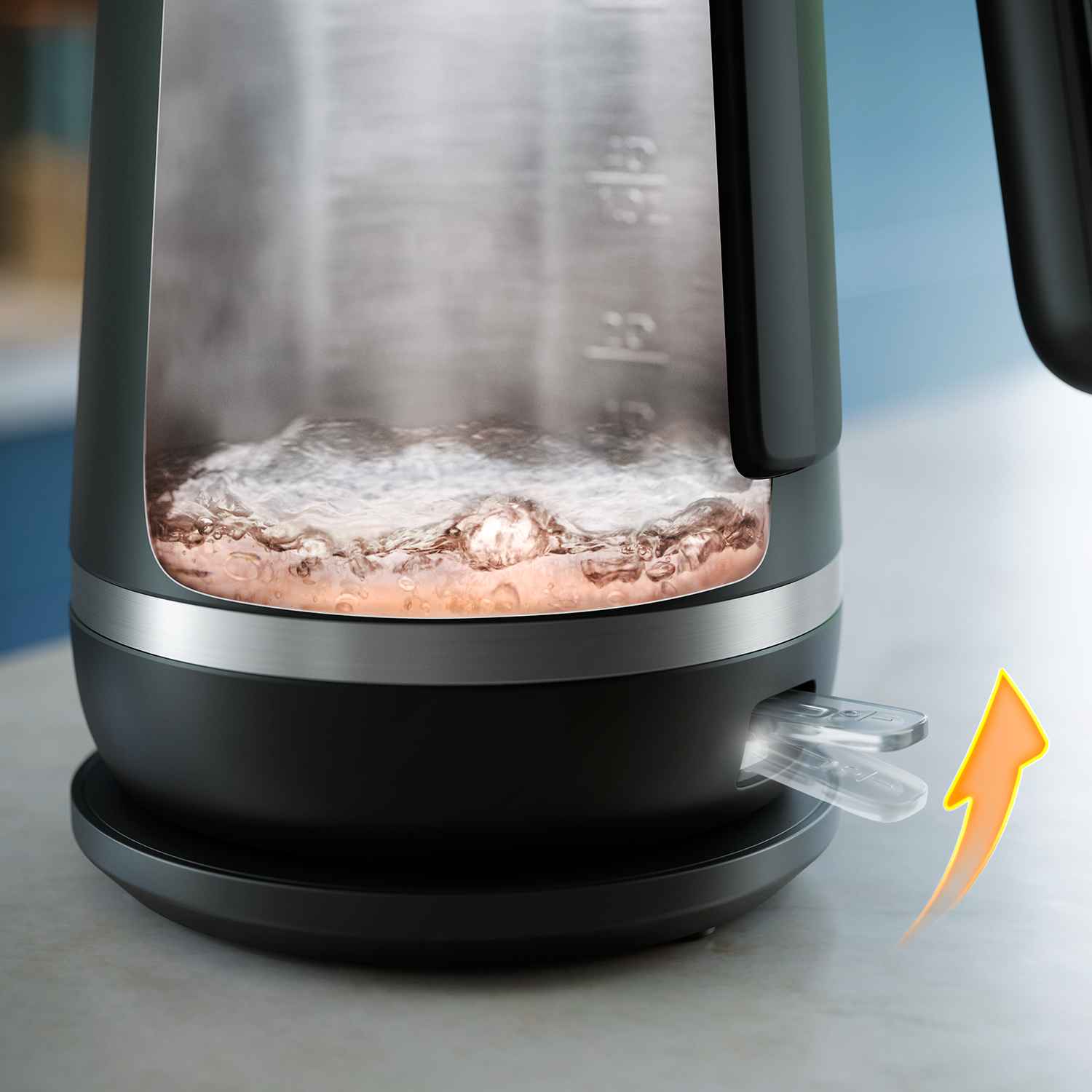 Philips vannkokere: Premium glassvannkoker med kokende vann. Viser en tydelig oversikt over vannstanden, hurtigkokende element og opplyst strømbryter. Opplev enestående design og banebrytende teknologi i Philips kjøkkenvannkokere. Philips vannkokere: Premium glassvannkoker med kokende vann. Viser en tydelig oversikt over vannstanden, hurtigkokende element og opplyst strømbryter. Opplev enestående design og banebrytende teknologi i Philips kjøkkenvannkokere.
