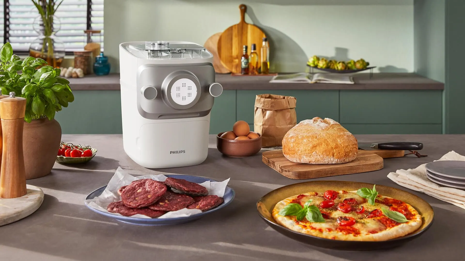 Hausgemachte Pasta ganz einfach mit Philips Nudelmaschinen Hausgemachte Pasta ganz einfach mit Philips Nudelmaschinen