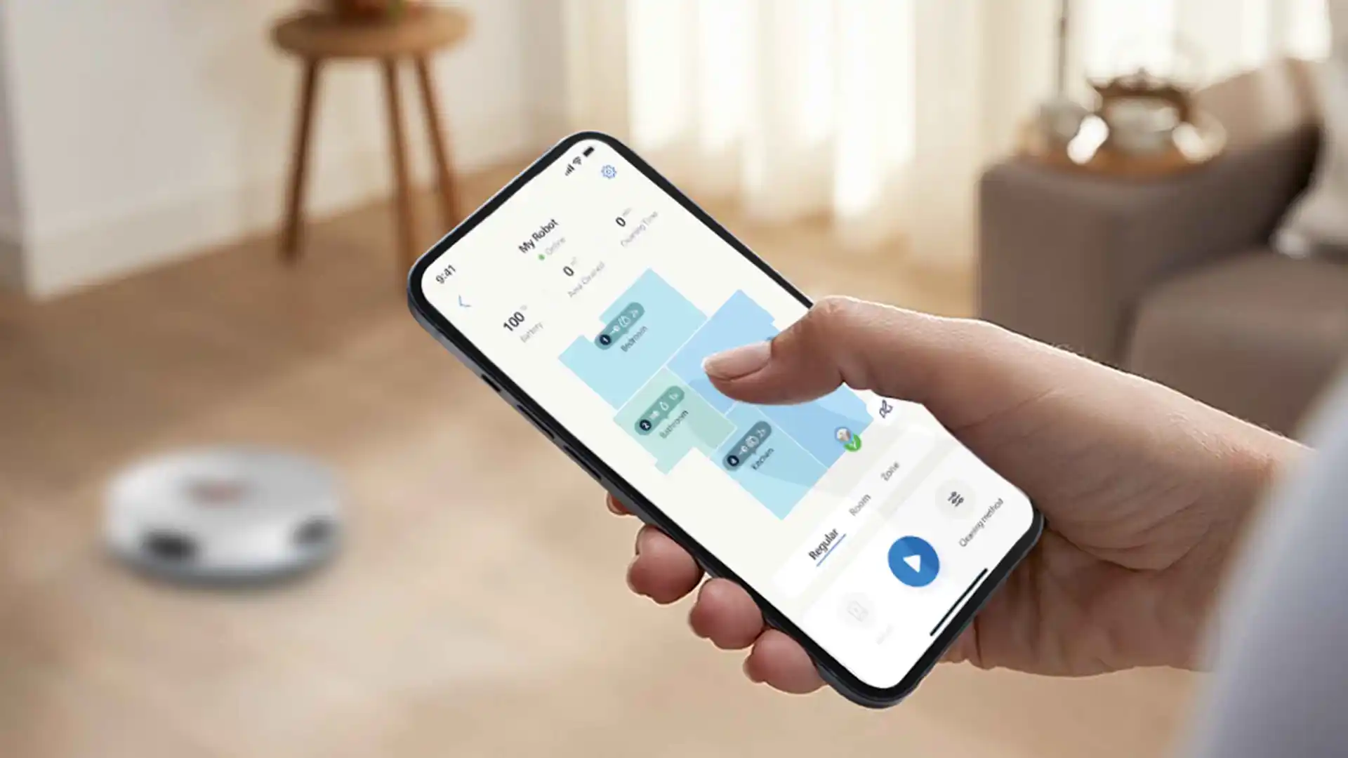 Clean each room, just the way you like it Clean each room, just the way you like it