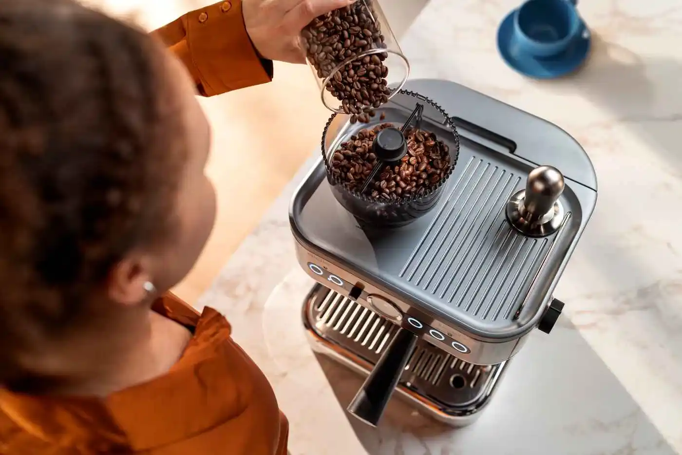 Choose & dose your coffee Choose & dose your coffee