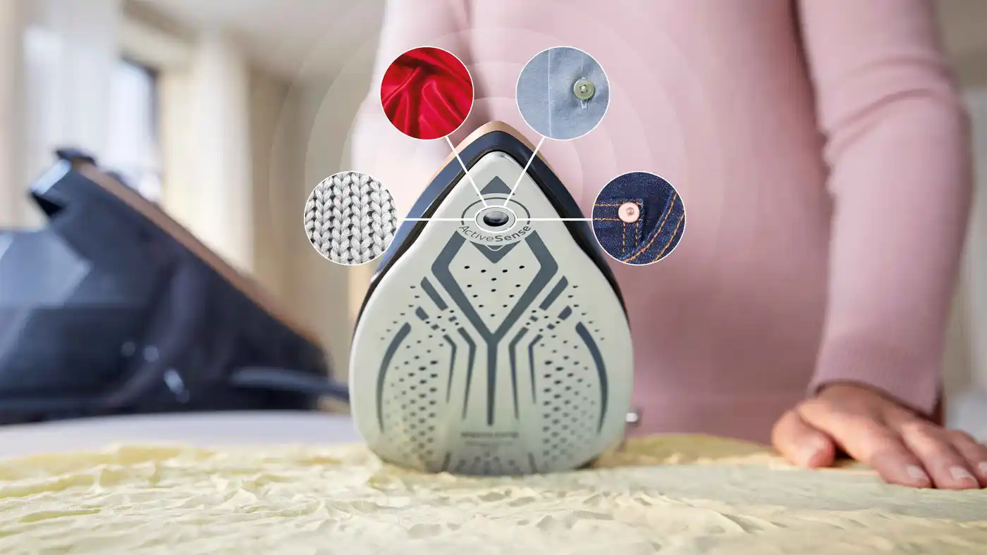 Repassage intelligent avec la seule centrale vapeur qui sait ce que vous repassez. Repassage intelligent avec la seule centrale vapeur qui sait ce que vous repassez.