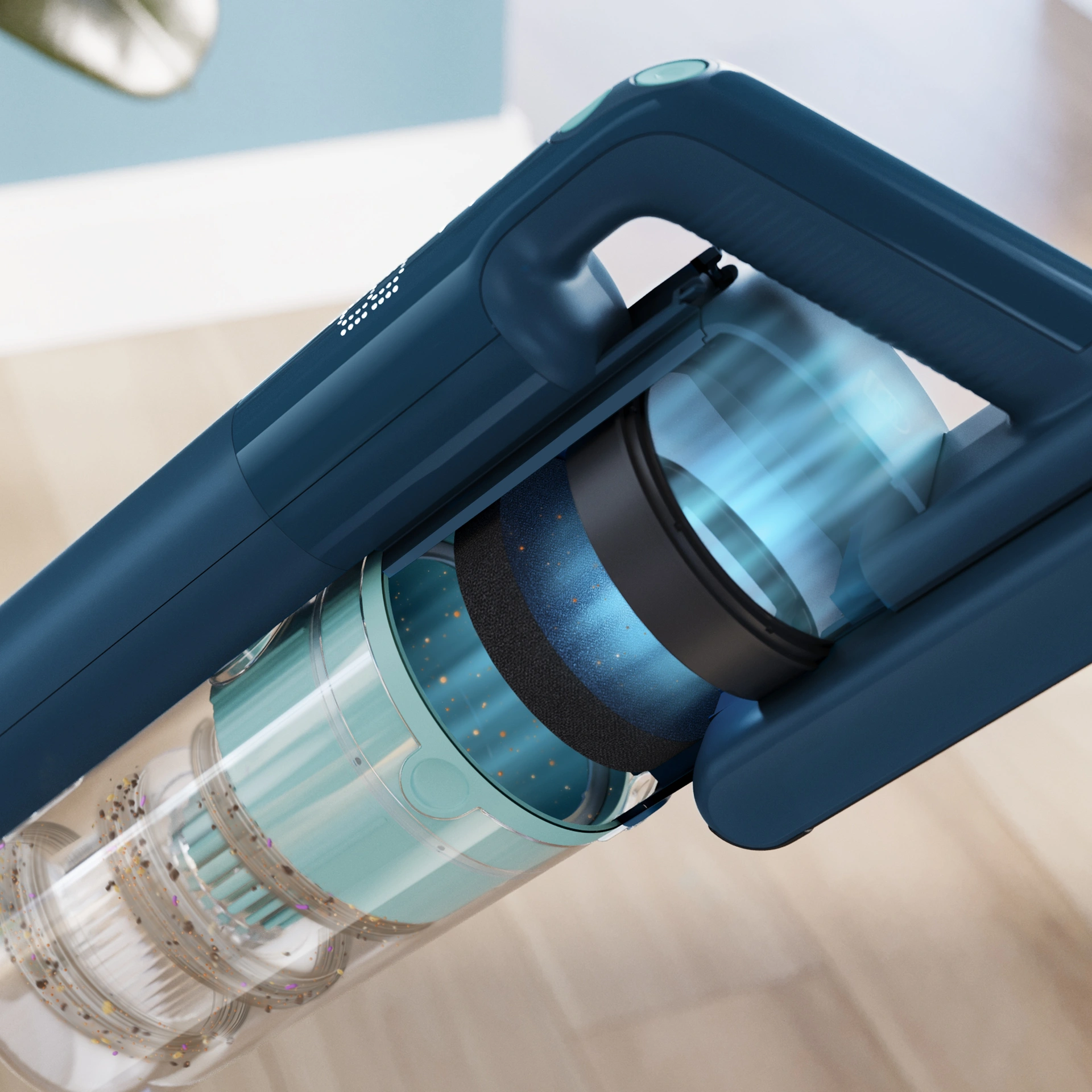 3-stopniowy system filtracji zatrzymuje <99,9% drobnego kurzu i alergenów 3-stopniowy system filtracji zatrzymuje <99,9% drobnego kurzu i alergenów