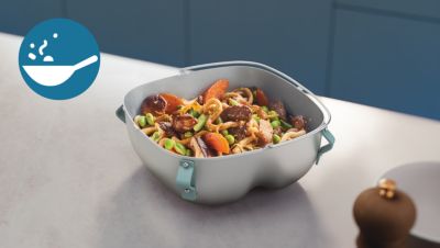 Bereiten Sie köstliche asiatische Gerichte zu