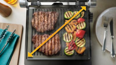 Große Grillfläche