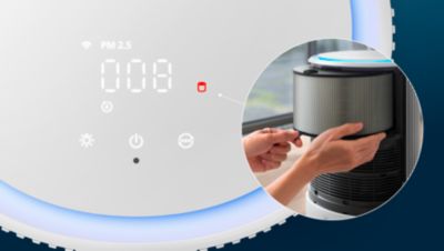 Statusindikator for smart filter