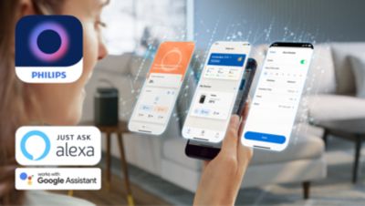 Ultimative Kontrolle mit der Philips Air+ App