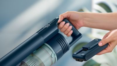 Udskift batteriet, rengør i længere tid