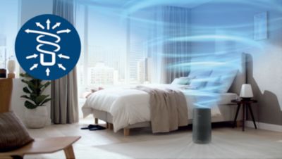 Schnelle Reinigung für Räume von bis zu 78 m²