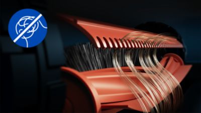 Funktion gegen verknotete Haare