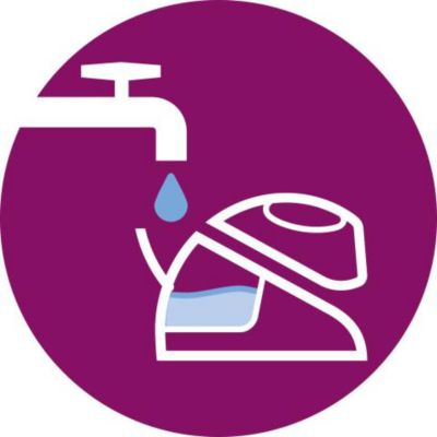 Riempi il serb. con acqua del rubinetto