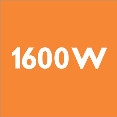 1600 Watt motor generating 340 Watt suction power
