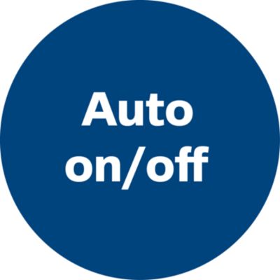 Automatisches Ein-/Ausschalten für einen geräuscharmen Betrieb