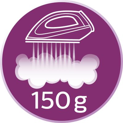 Golpe de vapor de hasta 150 g