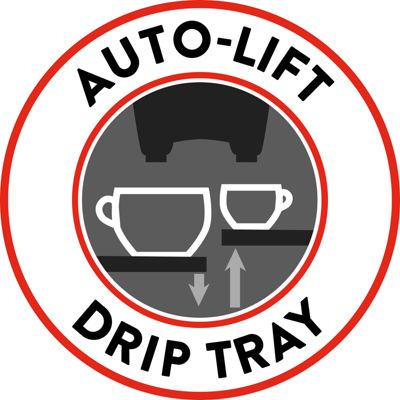 Auto-lift drip tray