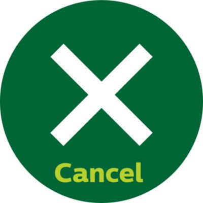 Annuleerknop voor direct uitschakelen