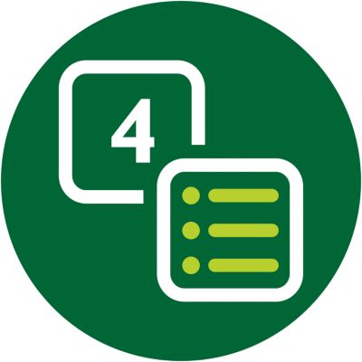 Single press 4 preset programs