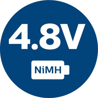Powerful 4.8 V NiMH batteries