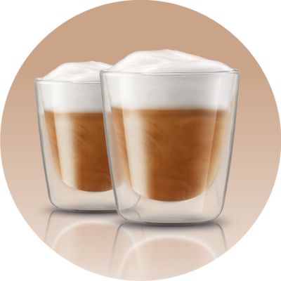 Milchschaum für 2 Cappuccinos