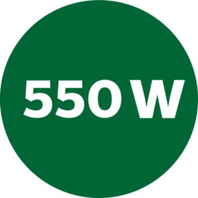 Strong 550 W motor