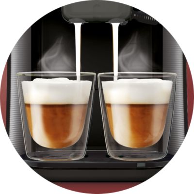 2 bebidas con leche al mismo tiempo