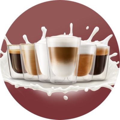 Especialidades de café con leche fresca