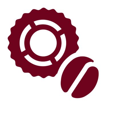 Integrated bean grinder