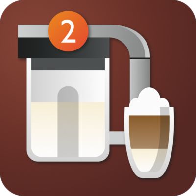 Dual chamber milk carafe