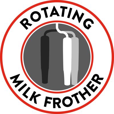 Rotating classic milk frother