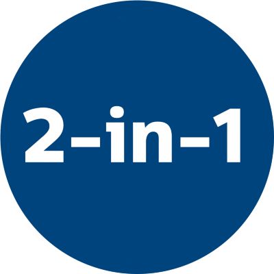 2 in 1: scopa elettrica e aspirapolvere