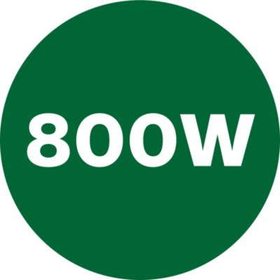 Powerful 800 Watt motor