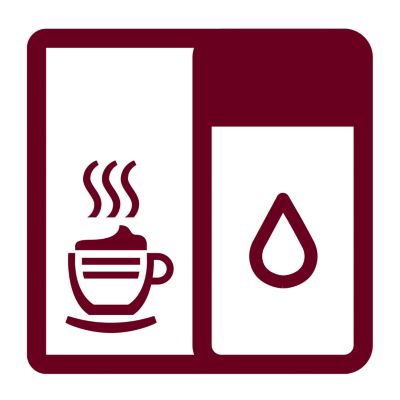 Integrierter Milchbehälter