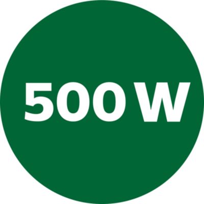 Powerful 500W motor